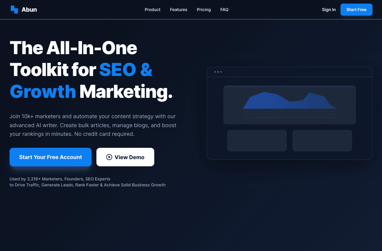 Abun - AI-Powered SEO Growth Platform