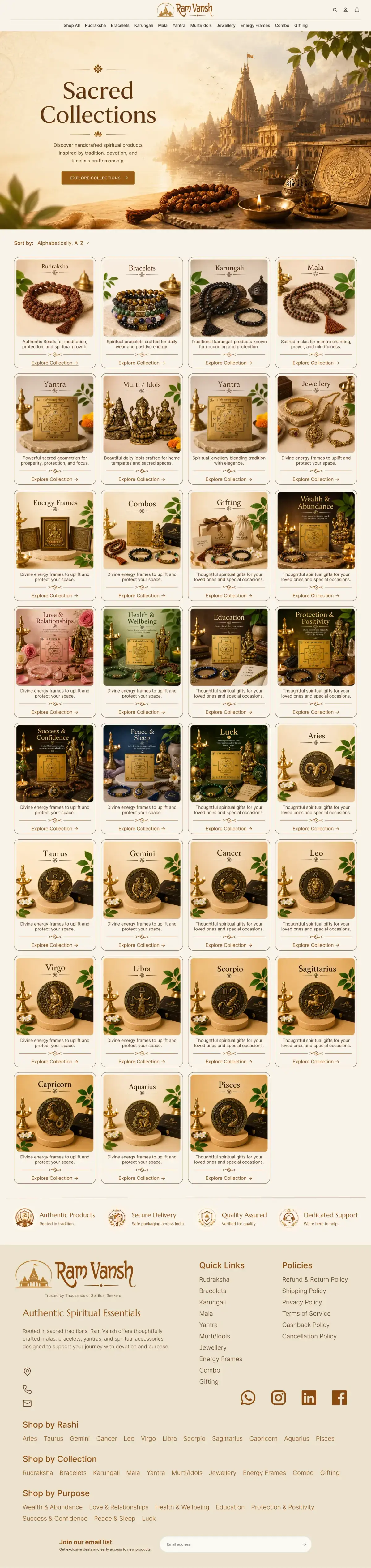 Browse & Collection Discovery Screen Showcase 1