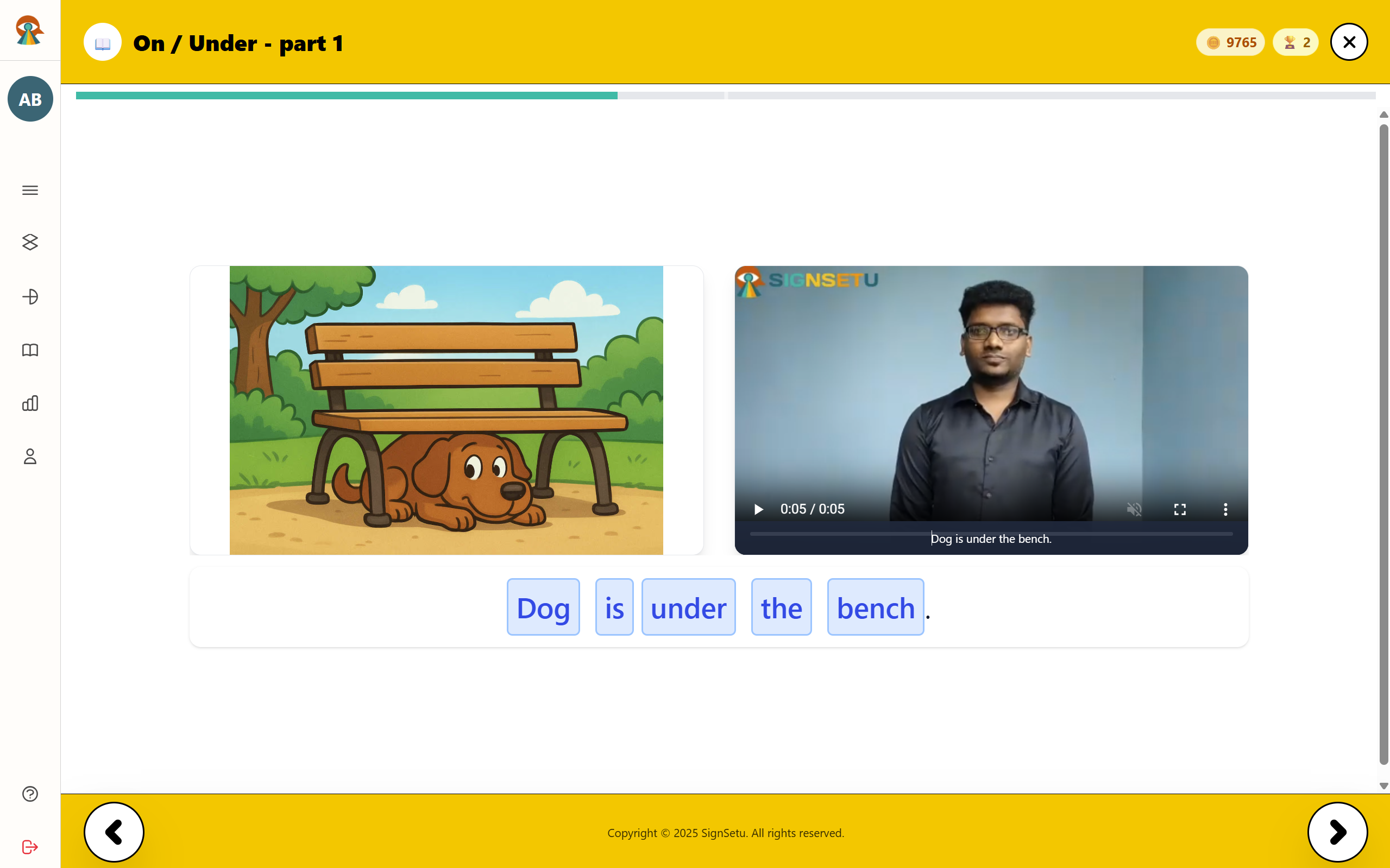 Original Product Context Screen Showcase 1